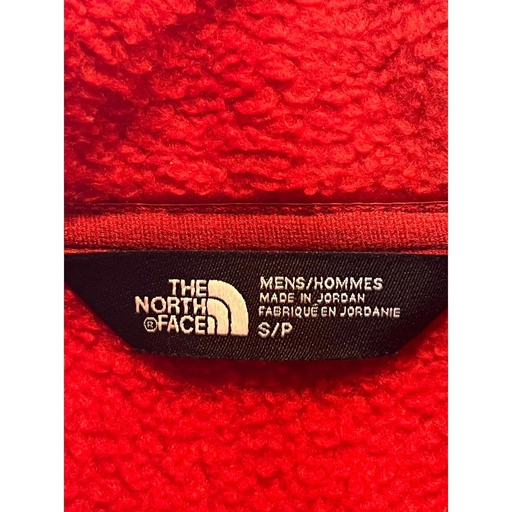 The North Face  Jacket Mens Small Red Full Zip Fleece Softshell Coat